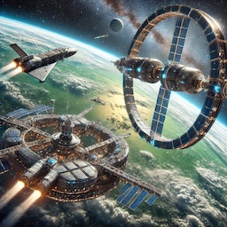 Futuristic Planet Quantum Image